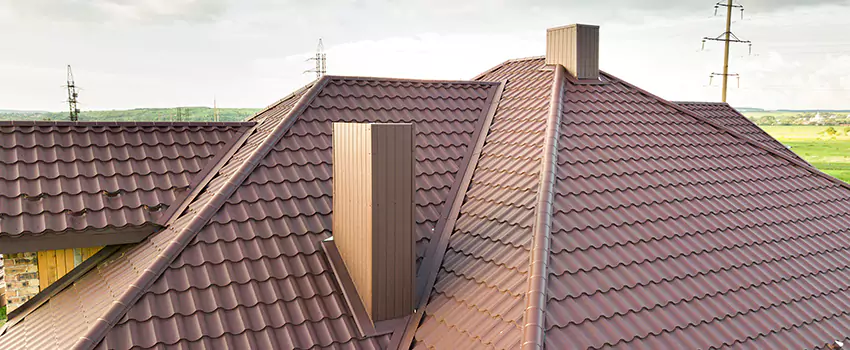 Residential Chimney Flashing Restoration in Agawam, MA