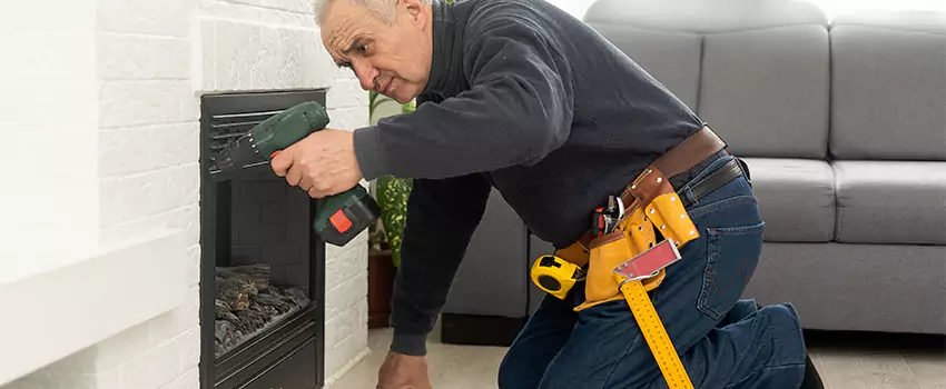 New Indoor Fireplace Installation in Agawam, Massachusetts
