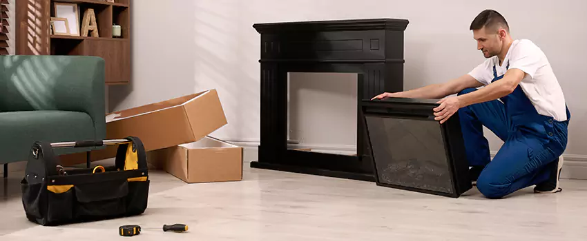 Old Rusted Metal Fireplace Repair And Replacement in Agawam, MA